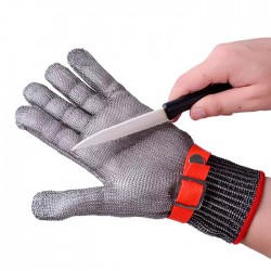 Защитная перчатка кольчуга от порезов и проколов