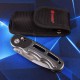 Складной нож Ganzo G718 Серый 440C (58-60 HRC) + Подарок Чехол на ремень