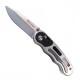 Складной нож Ganzo G718 Серебристый 440C (58-60 HRC) + Подарок Чехол на ремень